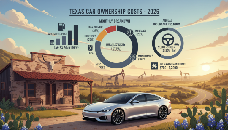 cost of owning a car in texas